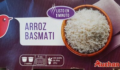 Arroz Basmati front packaging