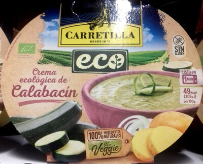 Crema ecologica de calabacin