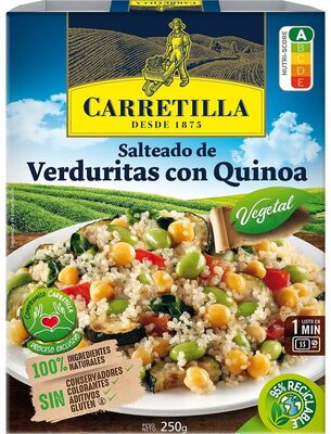 Salteado de verduritas con quinoa