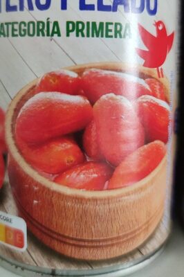 Tomate entero pelado front packaging