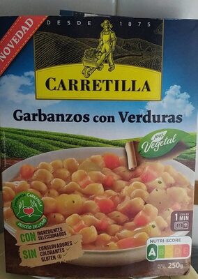 Garbanzos con verduras
