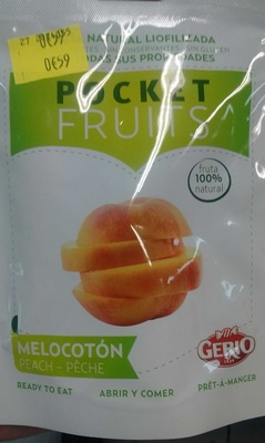 Pocket Fruits Pêche prêt-à-manger