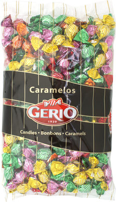 Bombones Guirlache sin azúcar front packaging