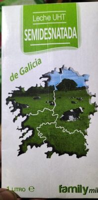 Leche UHT semidesnatada