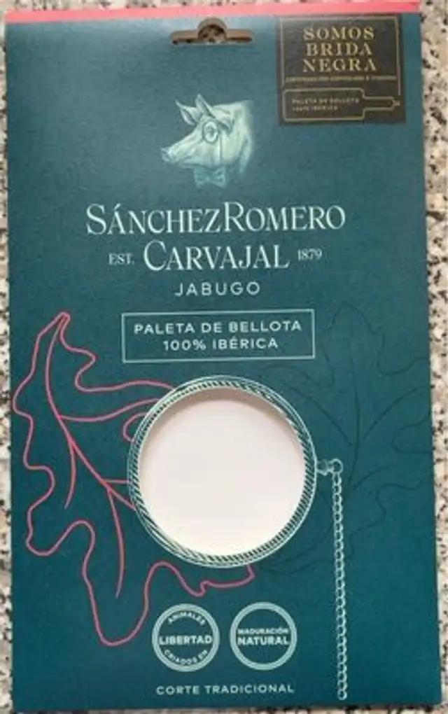 Paleta de bellota 100% Ibérica