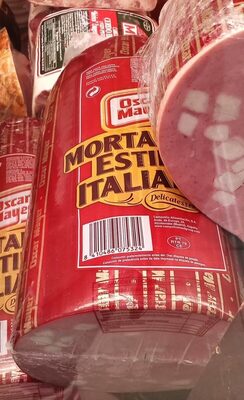 Mortadela estilo italiano