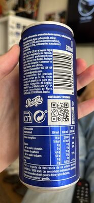 PEPSI nutrition facts table