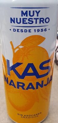 Kas naranja sin azúcar añadido