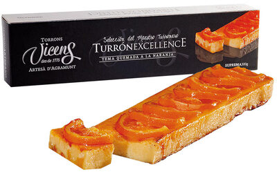 Turrón de yema quemada a la naranja