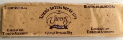 Turrón Blando de Almendra