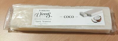 Turron de coco front packaging