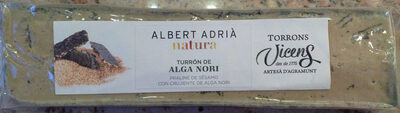 Turrón de alga nori