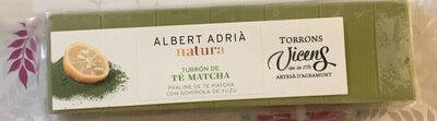 Turrón de té matcha