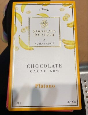 Chocolate 60% platano