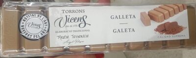 Vicens Torrons artesana dagramunt galleta