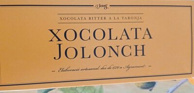 Xocolata Bitter a la Taronja front packaging