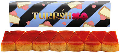 Turrón tarta de queso front packaging