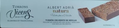 Turrón crujiente de Neulas