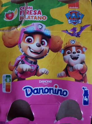 Danonino para beber sabor plátano y fresa