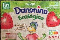 Danonino ecológico sabor fresa