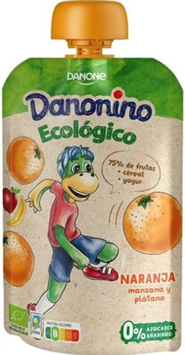 Danonino ecológico front packaging
