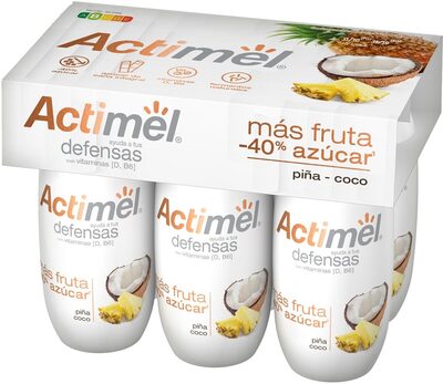 Actimel piña y coco