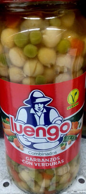 Garbanzos con verduras front packaging