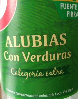 Alubias con verduras