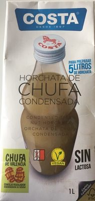 Horchata de chufa condensada front packaging