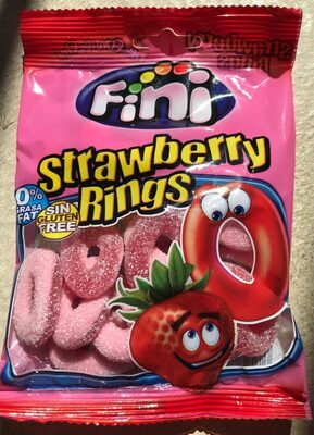 Fini Anneaux Fraise S / Gluten