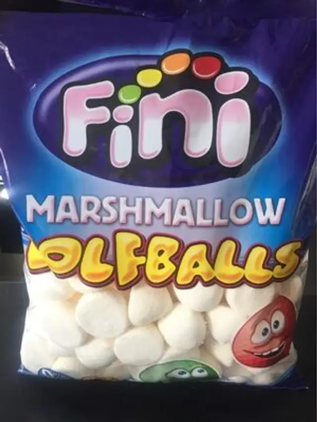 Marshmallow Golfballs front packaging
