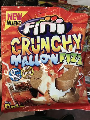 Crunchy mallow fizz cola front packaging