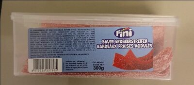 Saure Erdbeerstreifen