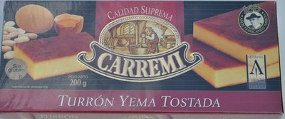 Turrón yema tostada