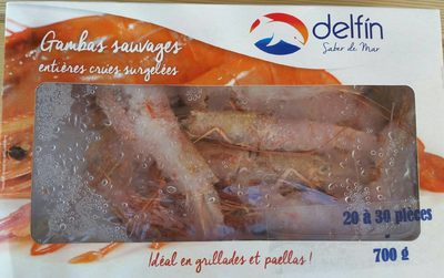 Gambas sauvages front packaging