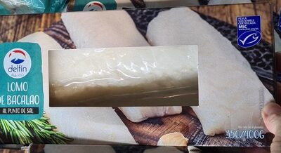 Lomo de bacalao front packaging