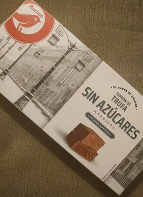 Turrón de trufa sin azúcares añadidos