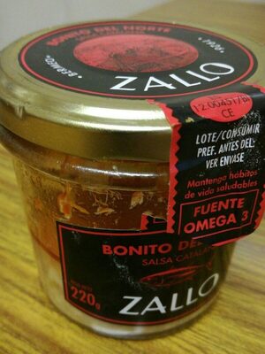 Zallo bonito del norte salsa catalana