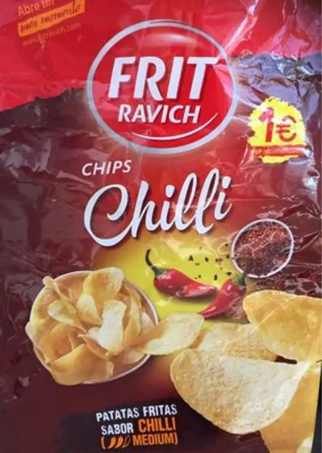 Chips Chilli 135 G. front packaging