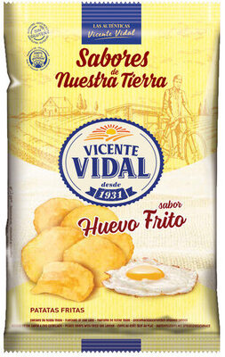 Patatas fritas sabor huevo frito