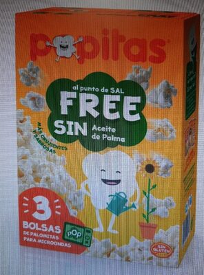 FREE punto de Sal sin Aceite de Palma front packaging