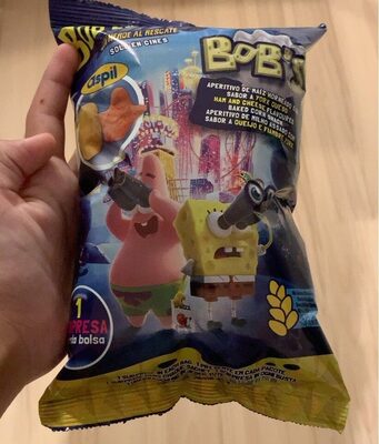 Aperitivo de maíz horneado con sabor a york queso