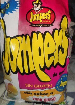 Jumpers con sabor a york queso front packaging