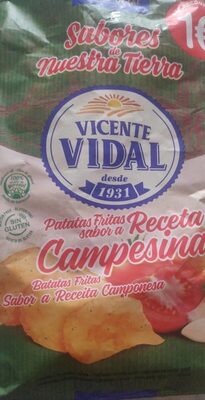 Patatas fritas sabor a receta campesina front packaging