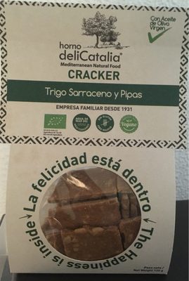 Cracker trigo sarraceno y pipas