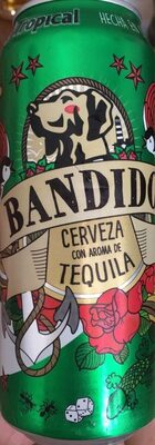 Cerveza con aroma de tequila front packaging