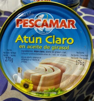 Atún claro en aceite de girasol