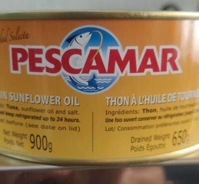 Atún en aceite de girasol