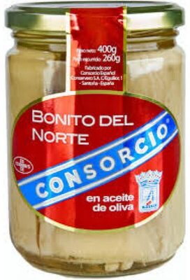 Bonito del norte en aceite de oliva front packaging