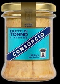 Filetti di tonno al naturale